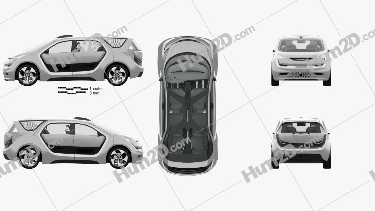 Chrysler Portal with HQ interior 2017 clipart