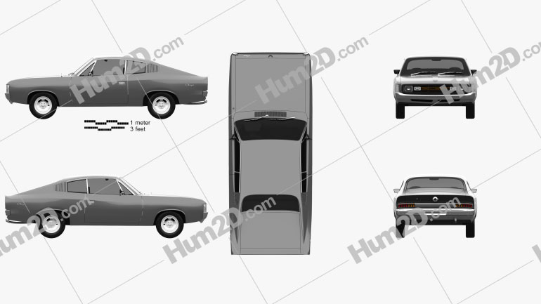 Chrysler Valiant Charger RT 1971 car clipart