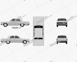 Chrysler Valiant 1966 car clipart
