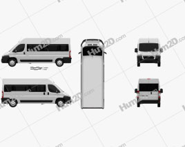 Citroen Jumper Passenger Van 2012 clipart