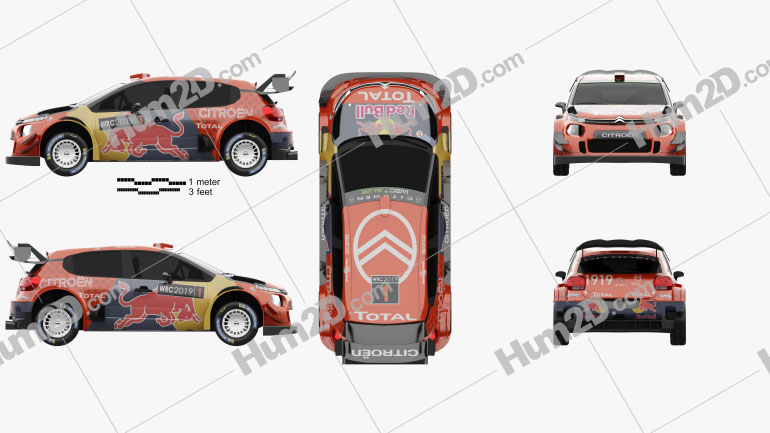 Citroen C3 WRC 2019 PNG Clipart