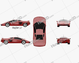 Cizeta-Moroder V16T 1991 car clipart