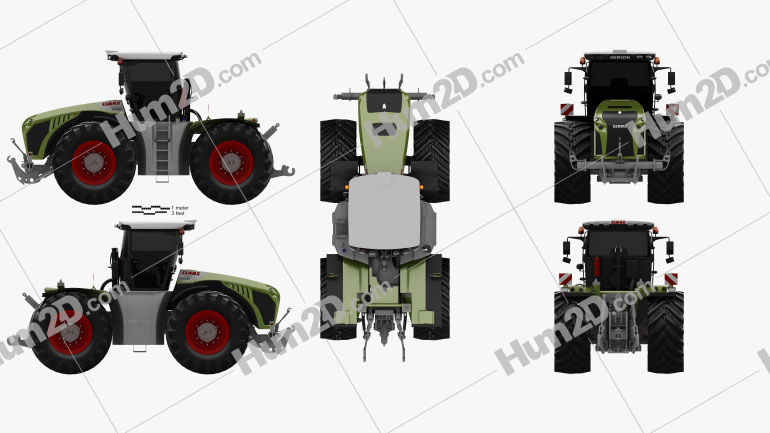 Claas Xerion 5000 Trac VC 2014 PNG Clipart