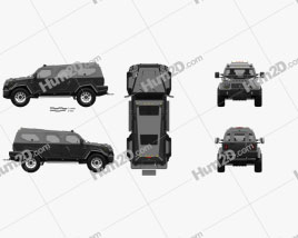 Conquest Knight XV 2009 car clipart