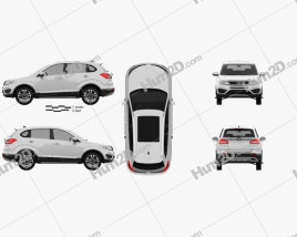 Cowin X5 2017 car clipart