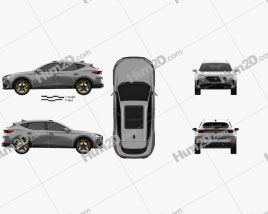 Cupra Formentor 2021 car clipart