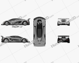 Czinger 21C 2021 car clipart