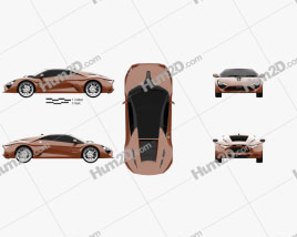 DC Avanti 2015 car clipart