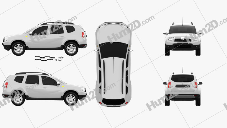 Dacia Duster 2011 Blueprint