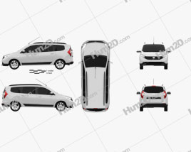 Dacia Lodgy 2012 clipart