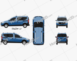 Dacia Dokker Stepway 2014 clipart