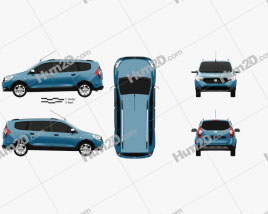 Dacia Lodgy Stepway 2014 clipart