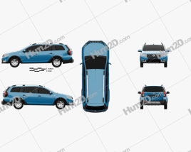 Dacia Logan MCV Stepway 2017 car clipart