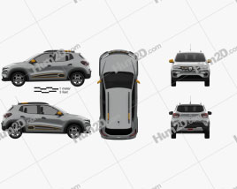 Dacia Spring Electric 2022 car clipart