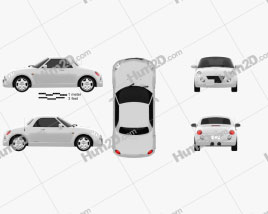 Daihatsu Copen 2011 car clipart