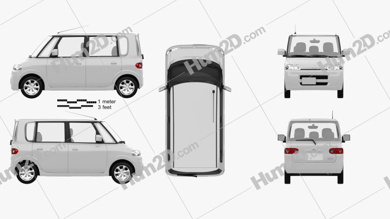 Daihatsu Tanto 2003 clipart