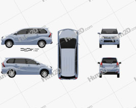 Daihatsu Xenia Sporty 2013 clipart