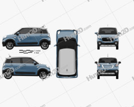 Daihatsu Cast Activa 2015 car clipart