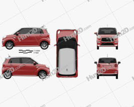 Daihatsu Cast Style 2015 car clipart