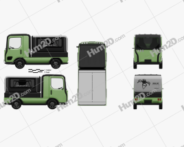 Daihatsu Tsumu with HQ interior 2020 clipart