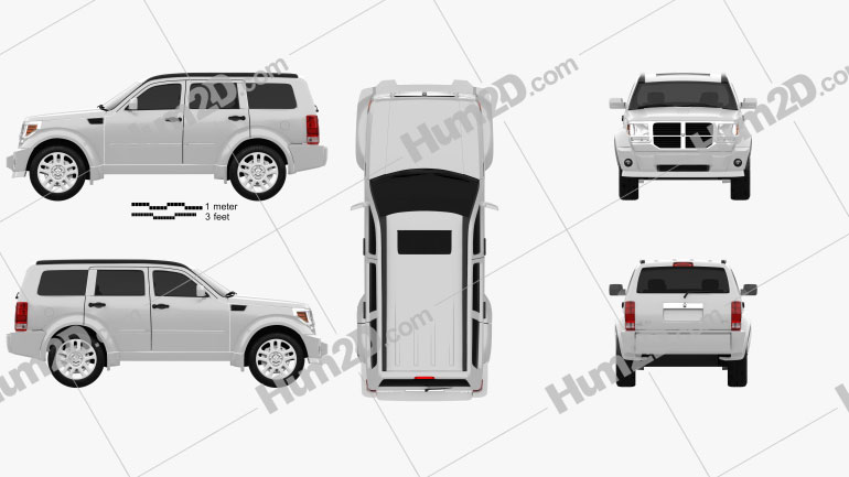 Dodge Nitro 2011 car clipart