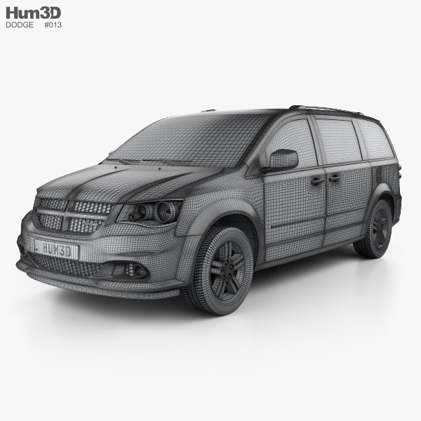 Dodge Grand Caravan 2014 3D model