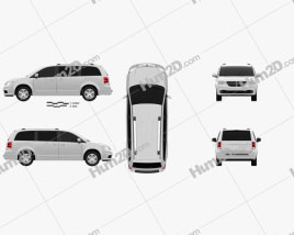 Dodge Grand Caravan 2011 clipart