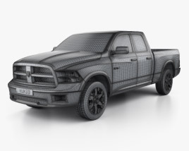 Dodge Ram 1500 Quad Cab Laramie 6-foot 4-inch Box 2014 car clipart