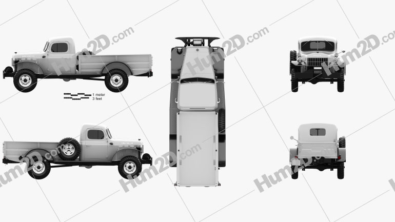 Dodge Power Wagon 1946 PNG Clipart