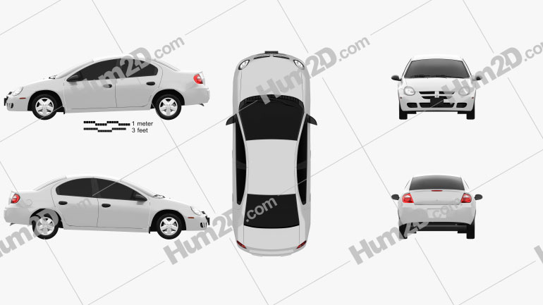 Dodge Neon 2005 car clipart