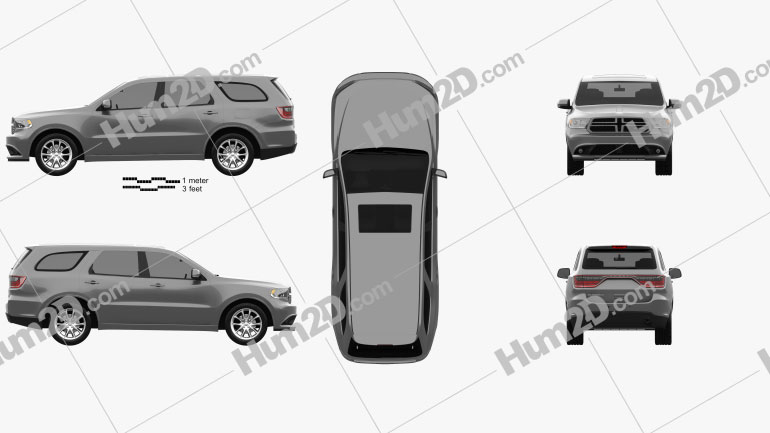 Dodge Durango RT 2014 Blueprint