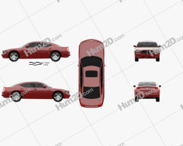 Dodge Charger (LX) 2006 car clipart