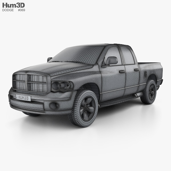 Dodge Ram 1500 Quad Cab SLT 2006 car clipart
