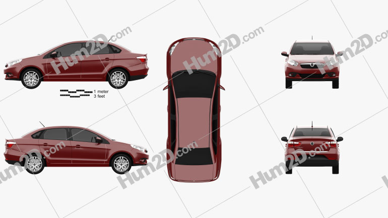 Dodge Vision 2015 car clipart