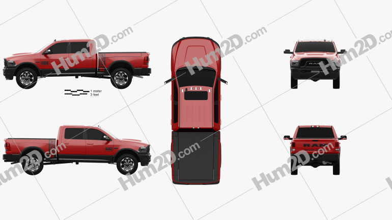 Dodge Ram Power Wagon 2017 PNG Clipart