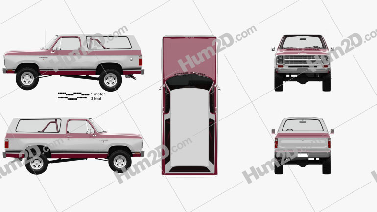 Dodge Ramcharger with HQ interior 1979 PNG Clipart