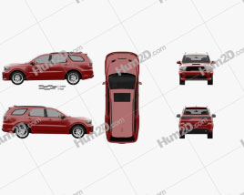 Dodge Durango RT 2020 car clipart