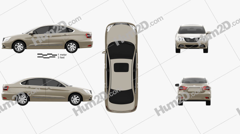 Dongfeng Fengshen A60 2012 PNG Clipart