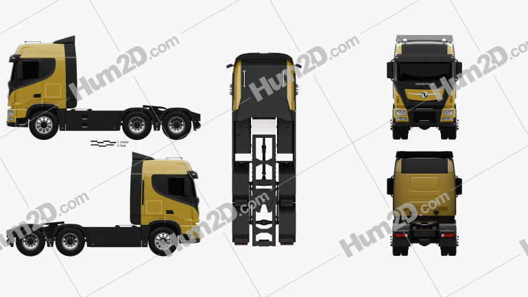 Dongfeng KX Sattelzug 2014 PNG Clipart