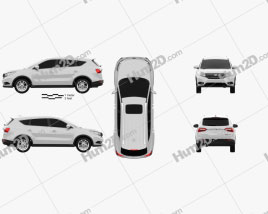 DongFeng Fengguang 580 2016 car clipart