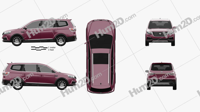 DongFeng Fengxing SX6 2016 Clipart Image