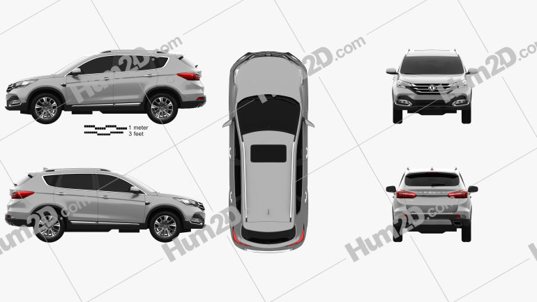 DongFeng AX7 2018 car clipart