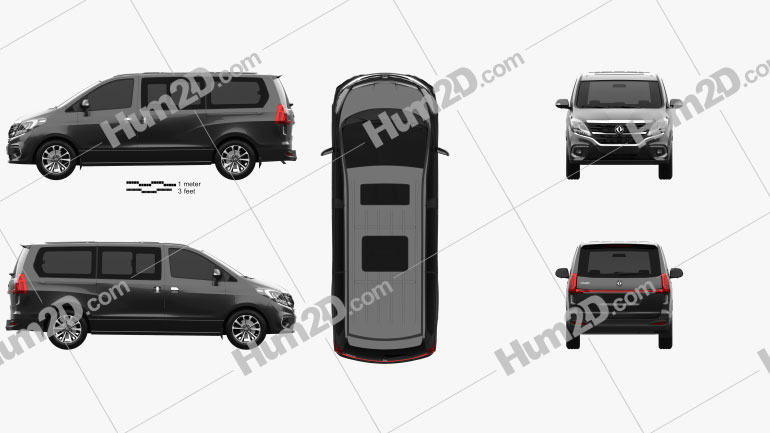 DongFeng Future M7 2018 Clipart Image