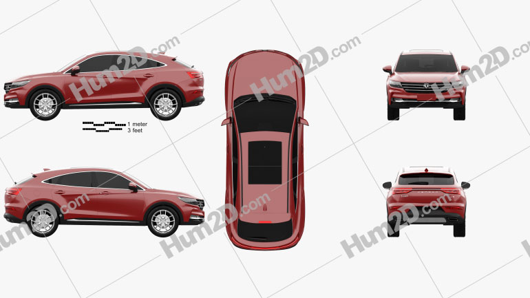 DongFeng Fengon iX5 2018 car clipart