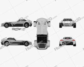 Donkervoort D8 GTO 2013 car clipart