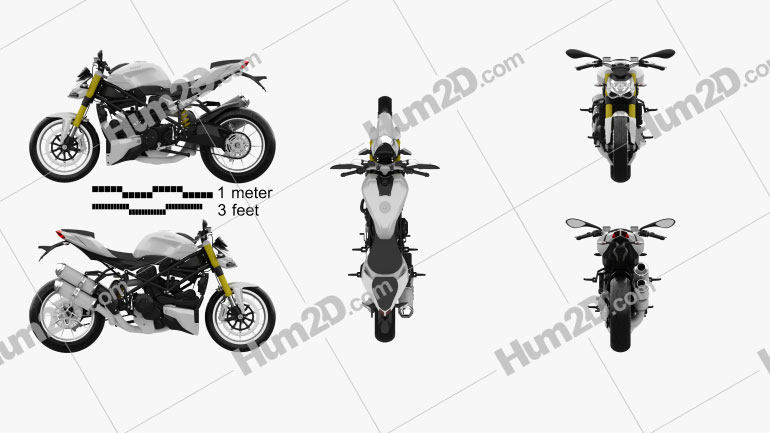 Ducati Streetfighter 848 2012 PNG Clipart
