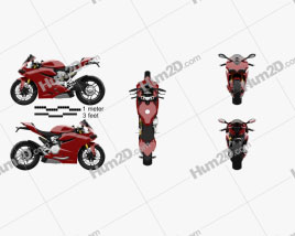 Ducati 1199 Panigale 2012 Moto clipart