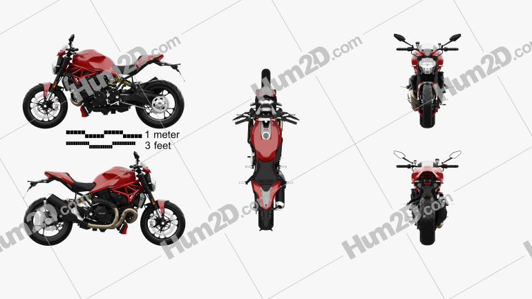 Ducati Monster 1200 R 2016 PNG Clipart