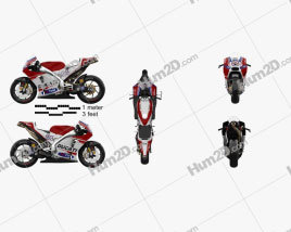 Ducati Desmosedici GP15 2015 Motorcycle clipart