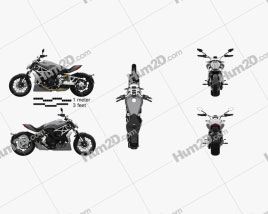 Ducati XDiavel 2016 Motorcycle clipart